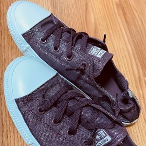 Converse Shoes - Dark purple sparkly converse Converse Shoes - Dark purple sparkly converse